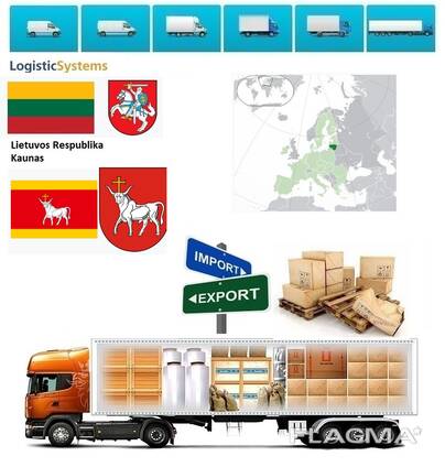Автотранспортні вантажні перевезення з Каунаса в Каунас разом з Logistic Systems