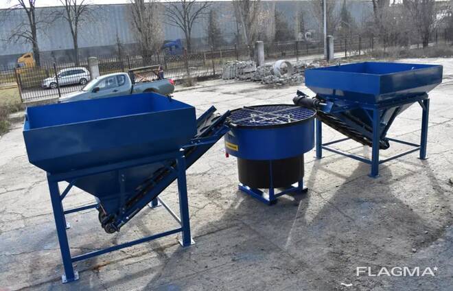 Betono mini gamykla pusiau automatinė SUMAB 3 m3/val.