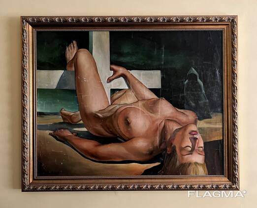 Большая картина на холсте, 125 х 102 см