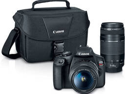 Canon EOS Rebel T7 DSLR Camera with 18-55mm and 75-300mm Lenses