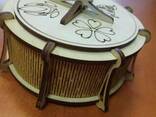 Decorative crafts made of wood, handmade. Wood products. - фото 1