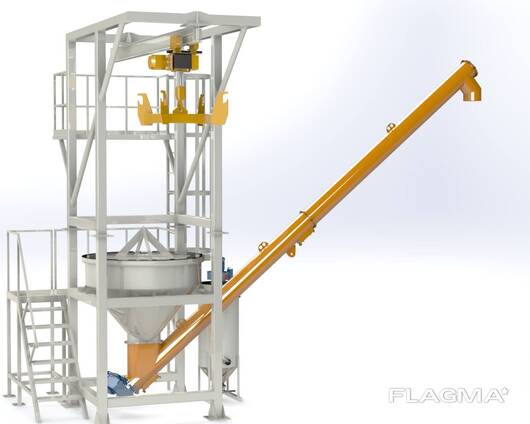 Didmaišių iškroviklis, minkštų maišų iškroviklis iki 2000kg