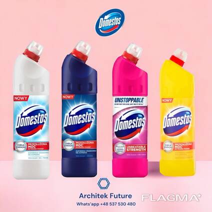 Domestos bleach 750 ml , опт от 33 поддонов