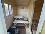 Готовая мобильная баня из бруса - фото 16