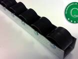 Roller track flow rail roller gravity conveyor rail type 100/33 L=2000mm - фото 3
