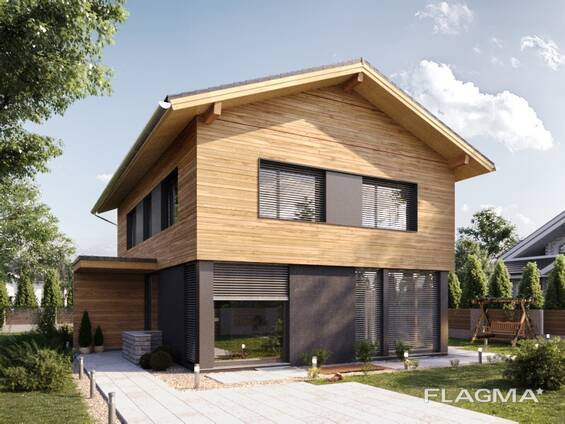 Сборные дома каркасного типа