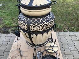 Tandoor GREECE 100L | Antikvarinė šamotinė kepsninė-==