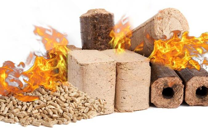 We sell fuel briquettes, fuel pellets, kindling, firewood